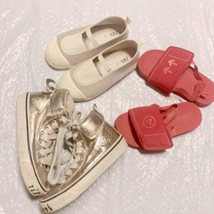 zara kids shoes bundle 3 pairs sneaker slipper